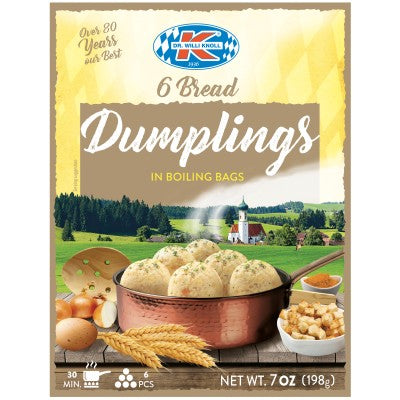 Dr. Willi Knoll 6 Bread Dumplings Boiling Bag
