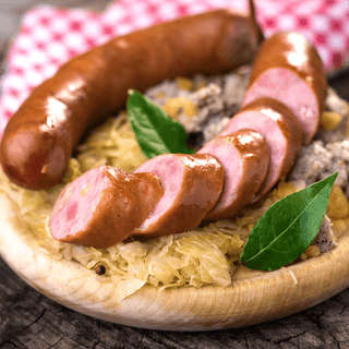 fresh german meat and sausages 