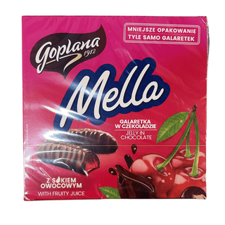 Goplana Mella Cherry Jelly in Milk Chocolate (Galaretka Wiśniowa) — Polish Candy