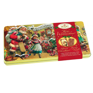 Heidel Milk Chocolate Gold Christmas Tin