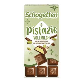 Schogetten Milk Chocolate with Pistachio Filling
