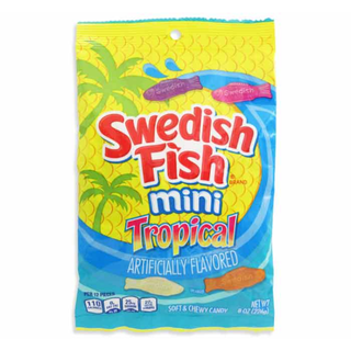 Swedish Fish Tropical fruit-flavor chewy candy bag