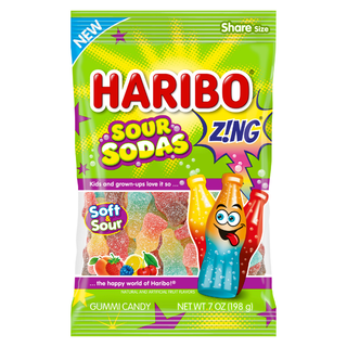 Haribo Sour Sodas Large (7oz)