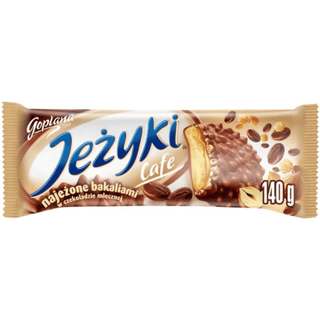 Goplana Jeżyki Chocolate-Covered Biscuits Coffee (Herbatniki w Czekoladzie) — Polish Cookies