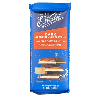 Wedel Dark Chocolate Crème Brûlée (Czekolada Gorzka Creme Brulee) — Polish Chocolate Bar