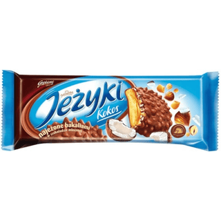 Goplana Jeżyki Chocolate-Covered Biscuits Coconut (Herbatniki Kokosowe) — Polish Cookies