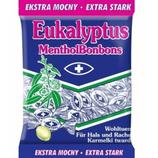 Mieszko Eucalyptus Extra Strong Hard Candy (Cukierki Eukaliptusowe) — Polish Candy