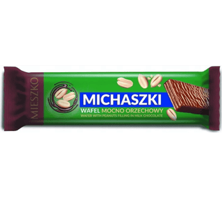 Mieszko Michaszki Hazelnut Wafer Bar (Wafel Mocno Orzechowy) — Polish Wafers