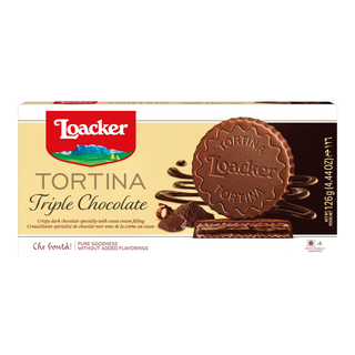 Loacker Tortina Triple Chocolate
