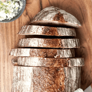 German Sourdough (Bauernbrot) — freshly baked loaf