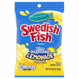 Swedish Fish Blue Raspberry Lemonade chewy candy bag