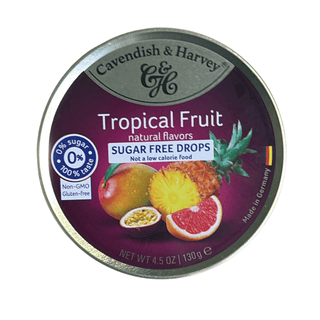 Cavendish & Harvey Tropical Fruit Drops Sugar Free