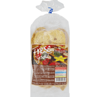 Pack of Colacchio Long Frese White toasted bread.