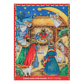 Erikas Pantry Advent Calendar Nativity Scene Red