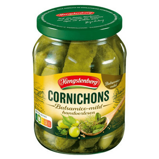 Hengstenberg Cornichons Balsamico Vinegar Mild