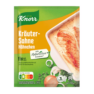 german kräuter sahne hähnchen sauce from knorr