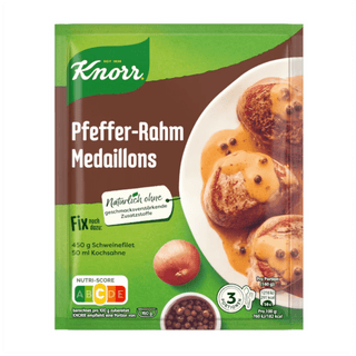 german pfeffer rahm medaillons from knorr