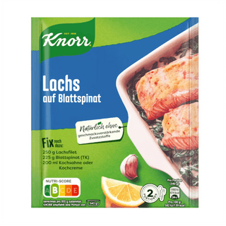 Knorr Fix Salmon and Spinach Lachs auf Blattspinat