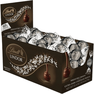 Lindt Lindor 60% Extra Dark Chocolate Truffles 1 piece Chocolate Candy