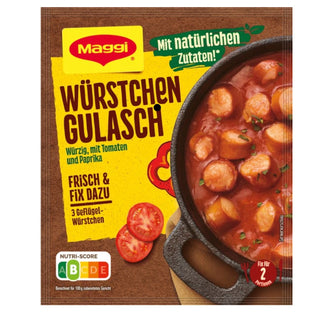 Maggi Würstchen Gulasch