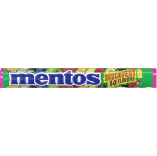Mentos Discovery assorted fruit chewy candies.
