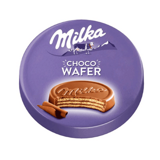 Milka Choco Wafer packaging on a white background