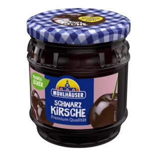 Mühlhäuser Black Cherry Jam Schwarzkirsche
