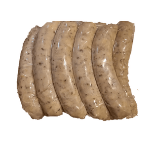Nuremberger sausages grilled and served three in a hard roll with mustard