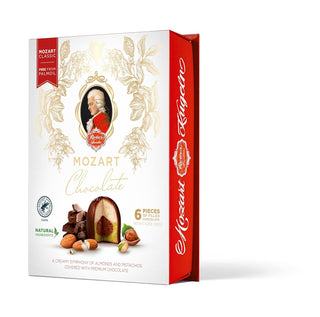 Reber Mozart Kugel 6 Pcs Small Portrait Box