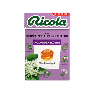 Ricola Box Elderflowers Sugar free