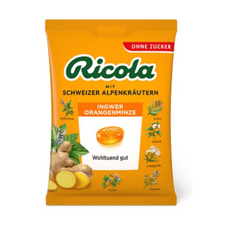 Ricola Ginger-Orangen-Mint Sugar free