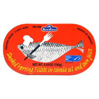 german herring in oil from rügenfisch in retro tin