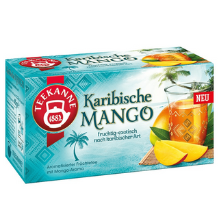 german tea from teekanne carribean mango