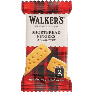 A 2-finger pack of Walkers Scottish Shortbread.