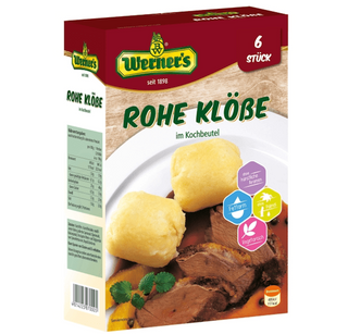 Werner's Raw Potato Dumplings in Bags
