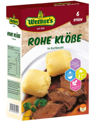 Werner's Raw Potato Dumplings in Bags