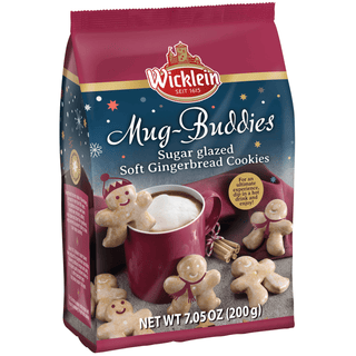 Wicklein Gingerbread "Mug Buddies" Sugar Glazed