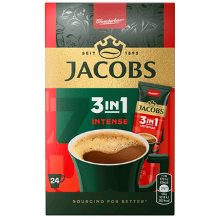 Jacobs Original 3 in 1 Intense Instant Coffee (24 pieces)