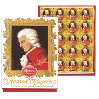 Reber Mozart Kugel 20 Pcs Large Portrait Box