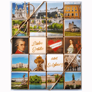 Chocolada Gift Box "Salzburger Land" Milk Chocolate Naps (20 naps)