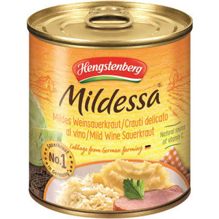 Hengstenberg Mildessa Bavarian Wine Sauerkraut In Tin