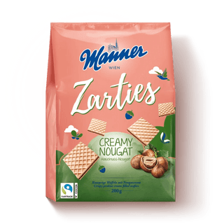 Manner Zarties Creamy Nougat Wafers