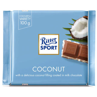 German coconut chocolate from ritter sport